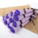 Одиночный букет блестящая модель (гвоздика) ~ фиолетовый