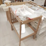 IKEA Xinge Lai thay đổi bảng gỗ baby bảng tã tã Đài Loan rắn gỗ giường cũi bảng massage bàn massage - Giường