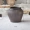 Dấu vết của chậu cây mọng nước chậu gốm pháp sư đen đống cũ hoa lớn thở bằng đất sét hai lá - Vase / Bồn hoa & Kệ