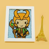 Loki Rocky Rock Forest Marvel Q Версия детская мультипликационная аниме DIY Diamond Stick