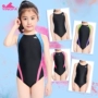 Quần áo trẻ em chuyên nghiệp Anh quốc công chúa cô gái trẻ lớn học sinh tham gia đào tạo thể thao cô gái đồ bơi - Bộ đồ bơi của Kid đồ bơi cho bé gái 11 tuổi