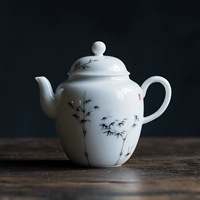 Заварочный чайник, мундштук, глина, чай, чайный сервиз, ручная роспись, простой и элегантный дизайн