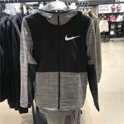 Áo khoác nỉ nam Nike Nike lông cừu ấm áp thường mặc áo trùm đầu dài tay AQ4166-010 - Áo khoác thể thao / áo khoác