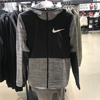 Áo khoác nỉ nam Nike Nike lông cừu ấm áp thường mặc áo trùm đầu dài tay AQ4166-010 - Áo khoác thể thao / áo khoác áo khoác thể thao nam adidas