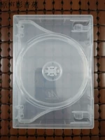 Импортированная прозрачная толстая DVD -коробка для хранения диска может быть вставлена ​​крышка 4DVD