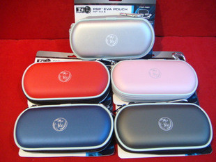PSPEVA保护包 硬包 PSP配件 黑角拉链包防震包防水包专用布袋特价 Изображение 1