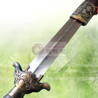 Шен Гуанлонг Меч Тайджи предусматривает, что меч на мече о мечте на мечах не открыт.