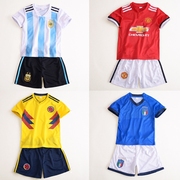 World Cup cha mẹ và con trẻ em jersey bé mùa hè quần áo trẻ em trong trẻ em lớn của bóng đá quần áo sinh viên cậu bé thể thao phù hợp với