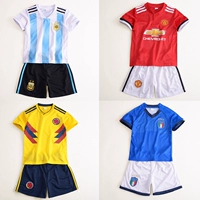 World Cup cha mẹ và con trẻ em jersey bé mùa hè quần áo trẻ em trong trẻ em lớn của bóng đá quần áo sinh viên cậu bé thể thao phù hợp với quần áo trẻ em