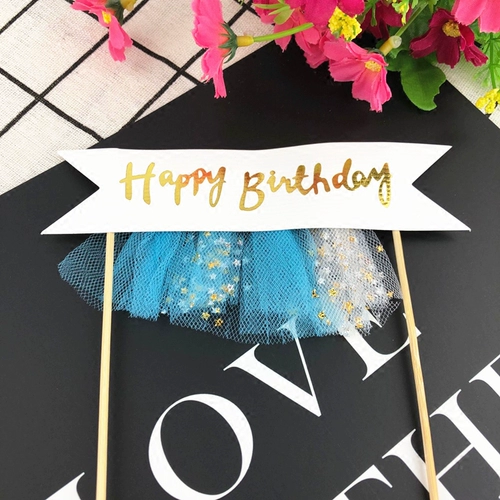 Новый Fracus Unicorn Birthday Birthday Birthday Banner Banner Cake Flag вечеринка выпечка