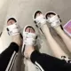 Dép nam mùa hè 2019 mới dành cho học sinh mới sử dụng dép đi trong nhà đôi nam mềm đế mềm chống trượt đôi giày đế xuồng Hàn Quốc - Sandal