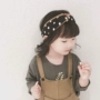 [ALEY] Hàn Quốc phụ kiện tóc cha mẹ-con mẹ và con gái headband nữ trẻ em bé chấm da lộn khâu băng tóc kẹp tóc nơ