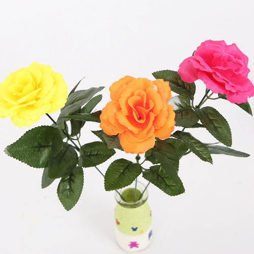 Симуляция цветочной луче Гостиная Положение розового луча из фальшивых цветов