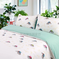 100% gia đình cotton bốn mảnh của bộ lanh áp dụng đơn Giường 1,5m 1.8m giải phóng mặt bằng đặc biệt giải phóng mặt bằng - Bộ đồ giường bốn mảnh chăn đệm