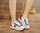 Low-top sneakers phụ nữ Hàn Quốc của net giày 2018 mùa hè giày của phụ nữ trẻ em lớn junior học sinh trung học dày đế giày phẳng Giày cắt thấp