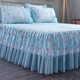 Mùa hè Hàn Quốc giường ren váy giường bìa mảnh duy nhất 1.5M1.8x2.2m2.0 giường bìa bảo vệ bìa trượt ga giường viền họa tiết Váy Petti