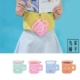 [Nine] Biểu hiện tách trà của Bentoy với clip dây dễ thương Gói thẻ cá nhân thẻ bus đặt ví tiền xu ví nữ mini cute Hộp đựng thẻ
