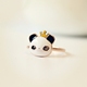 New resin panda nhẫn vàng bạc trang sức panda cơ sở du lịch kỷ niệm Thành Đô Wenchuang những món quà nhỏ Nhẫn