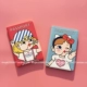 Hàn quốc ulzzang phim hoạt hình dễ thương in mềm chị da túi tài liệu hộ chiếu túi nữ
