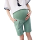 2018 mùa hè quần short thai sản mặc lỏng cotton linen năm quần kích thước lớn phụ nữ mang thai dạ dày lift quần đáy quần