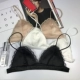 Mỏng vai dây đeo ống đầu bọc ngực mỏng sexy áo ngực vẻ đẹp backless bộ bikini không có vành sling tam giác cup đồ lót