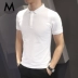 Áo thun nam tay ngắn mùa hè nam tự kinh doanh áo sơ mi Paul xu hướng ve áo T-shirt đen nam từ bi - Polo áo phông polo nam Polo