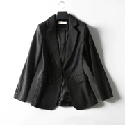 Áo khoác vest nữ sọc đen Hy Lạp tùy chỉnh 2018chic nhỏ phù hợp với áo khoác nữ chic chic nữ