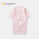 Tongtai cotton mỏng bé dài tay áo len bé mùa hè mở cắt quần áo mùa hè quần áo điều hòa không khí phù hợp với đồ ngủ