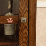 Американский стиль белый восковой деревянный винный шкаф европейский стиль