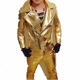 Nhà tạo mẫu tóc trang phục mỏng vàng bạc xe gắn máy da vành đai ds ca sĩ dj hiệu suất trang phục thiết lập người đàn ông Quần áo lông thú