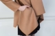 Áo khoác len lông cừu hai mặt của phụ nữ nhỏ, áo choàng ngắn ngắn mùa thu và áo khoác len mùa đông Han Fan xu hướng áo khoác jean nữ Áo len lót đôi