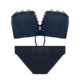 [Thiết kế ban đầu] strapless bra tập hợp non-slip không có vòng thép trên phần mỏng ngực nhỏ đồ lót áo ngực mùa hè
