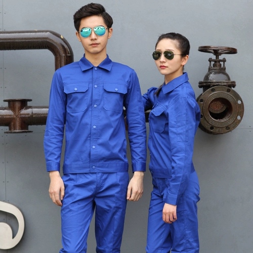 Хлопковый синий комбинезон, тонкий лонгслив