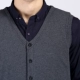 Apo người đàn ông mới của 100% lụa vest vest màu rắn bông áo khoác bông áo khoác lụa ấm silicone lót Áo vest cotton