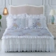 Mùa hè giường ren váy giường bìa băng lụa mảnh duy nhất 1.5 m1.8 m 2.0 giường đặt điều hòa không khí ghế máy có thể giặt