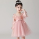 Cô gái phù dâu ăn mặc công chúa váy cô gái đám cưới của trẻ em hồng hoa cô gái đàn piano sinh nhật máy chủ trang phục mùa hè váy cho bé Váy trẻ em