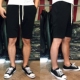 [SIMONS] thể dục thể thao chạy quần short cotton thông thường mồ hôi không thể xuất khẩu Nhật Bản nặng thời trang nam Quần short