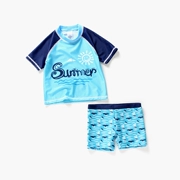 Xuất khẩu Nhật Bản đồ bơi phù hợp với bé trai beachwear kem chống nắng kỳ nghỉ bơi bé lớn trẻ em quần đồ bơi