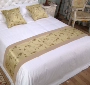 Khách sạn khách sạn bộ đồ giường vải cao cấp khách sạn giường màu rắn khăn khách sạn giường cờ giường đuôi pad bảng cờ trải giường tấm ra trải nệm