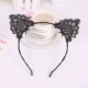 Dễ thương siêu dễ thương tai thỏ phụ kiện tóc ren tai mèo headband headband rửa mặt trang điểm sống tóc đầu