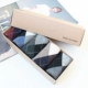 Vớ nam 5 cặp hộp quà Hàn Quốc kikiyasocks nam cotton vớ vớ eo tam giác kim cương màu sắc phù hợp tất dài Bộ quà tặng