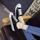 Giày đế xuồng mới 2017 cho nữ sinh viên phiên bản Hàn Quốc của phong cách Harajuku ulzzang hoang dã giày trắng đế bằng giầy nữ adidas Plimsolls