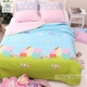 Phim hoạt hình twill cotton trẻ em bông bằng giường đơn cover cotton điều hòa không khí chần chăn bông tấm mùa hè Trải giường