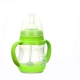 Em bé sơ sinh em bé chai học đường kính rộng bằng ống hút silicon xử lý nước uống thả nhựa kích thước - Thức ăn-chai và các mặt hàng tương đối Thức ăn-chai và các mặt hàng tương đối