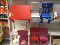 Домашние покупки детские стулья Ikea Узнайте настольный игровой стол, столовое кресло -стул Mamart Детский стол и стул