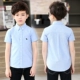 Mùa hè năm 2018 cậu bé mới phù hợp với mùa hè trẻ em lớn của mặc áo sơ mi ngắn tay Hàn Quốc phiên bản của triều của trẻ em nửa tay áo shop quần áo trẻ em Áo sơ mi