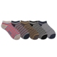 Rex Rabbit Socks Hàn Quốc Nhập Khẩu Chính Hãng Bông Vớ Nam Retro Stripes Nam Kích Thước Lớn Vớ Thoải Mái Thở Vớ Thuyền Vớ nam