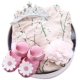 Cotton bé nguồn cung cấp sơ sinh phù hợp với mùa xuân và mùa hè quần áo trăng tròn hộp quà tặng bé sơ sinh quà tặng món quà công chúa ăn mặc Bộ quà tặng em bé