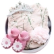 Cotton bé nguồn cung cấp sơ sinh phù hợp với mùa xuân và mùa hè quần áo trăng tròn hộp quà tặng bé sơ sinh quà tặng món quà công chúa ăn mặc