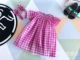 Quần áo trẻ em 2018 mùa hè mới cô gái Hàn Quốc kẻ sọc gas nước ngoài ba lớp chất lượng sợi công chúa fan dress bexinhshop shop Váy